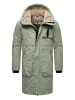 STONE HARBOUR Wintermantel Cyriaan XX in Ice Green