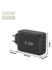 Tech Protect Tech Protect NC200W GaN 4 Port 200W WandLadegerät
