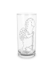 Mr. & Mrs. Panda Wasserglas Schildkröte Wanderer ohne Spruch in Transparent