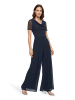 Vera Mont Jumpsuit mit Wasserfallausschnitt in Night Sky