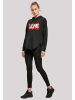 F4NT4STIC Oversized Hoodie Marvel Logo in schwarz