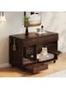 ABRIHOME Katzenkloschrank in Nussbaumfarbe - 100×45.5×67cm