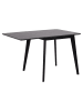 ebuy24 Esstisch Roxby Schwarz 120 x 80 cm