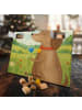 Mr. & Mrs. Panda Hund Adventskalender Hund Blume Design ohne Spruch in Weiß