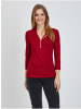 orsay Langarmshirt in Rot