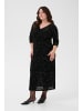 KAFFE curve Jerseykleid KCrosie A-shape in Black Deep CC