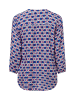 Franco Callegari Bluse Lola in blau rot - 0002