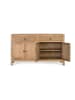 Giner y Colomer Handgefertigtes Sideboard aus massivem Mindiholz in Brown