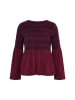 Ulla Popken Langarmshirt in weinrot