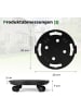 COSTWAY Pflanzenroller Outdoor in Schwarz