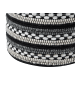 Beliani Pouf GUNTUR in Schwarz/Weiß - (W) 41 x (H) 41 x (L) 41 cm