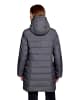 Betty Barclay Steppjacke mit abnehmbarer Kapuze in Dunkelgrau