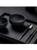 Villeroy & Boch 4er Set Reisbols Manufacture Rock ø 10,8 cm in schwarz