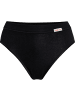 Con-ta Baumwolle, Feinripp Slip 2er-Pack in schwarz