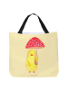 Mr. & Mrs. Panda Shopper Tasche Küken Fliegenpilz ohne Spruch in Gelb Pastell