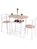 COSTWAY Essgruppe 3 tlg Set in Beige