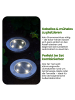 STAR Trading Solar Gartenleuchten Lawnlight 3er Set Edelstahl – LED Kerzen mit Sensor