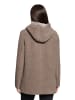 Gil Bret Wolljacke mit Kapuze in Taupe Melange