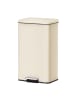SONGMICS Mülleimer Plushic in Beige - (B)32.1 x (H)55.7 x (T)34.8 cm - 40 L