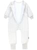 TupTam Baby Schlafsack mit Beinen und Ärmel ganzjährig in beige/weiß