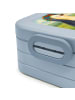 Mr. & Mrs. Panda Meal Prep Behälter Pinguin Blumen Design mit Sp... in Blau Pastell