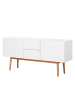 home24 Sideboard LINDHOLM - Breite 150 cm in Weiß