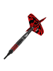 BULLS Softdarts Magma Dartpfeile 90% Tungsten Darts-Set Profi in red black