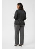 KAFFE curve Bluse langarm KClena Regular fit in Black/Steeple Gray Dot