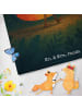 Mr. & Mrs. Panda Badehandtuch Glühwürmchen Design mit Spruch in Weiß