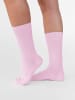 Erlich Textil  3er Pack Casual Cotton Gerippte Socken aus Bio-Baumwolle in zuckerwatte