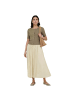 JACQUELINE de YONG Beige Baumwolle Langer Rock