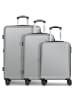 Check.In Paradise 2.0 4 Rollen Kofferset 3-teilig mit Dehnfalte in stone grey