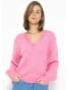 SASSYCLASSY Oversize Strick-Pullover in Pink