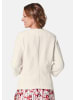 GOLDNER Kleiderblazer Bequeme Kleiderjacke mit Struktur in cremeweiß