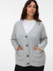 Vero Moda Strickjacke in Light Grey Melange
