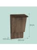 relaxdays 4 x Fledermauskasten in Braun - (B)22,5 x (H)34 x (T)12,5 cm