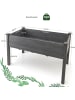 COSTWAY Hochbeet Holz in Grau