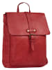 Samantha Look Rucksack echt Leder in rot