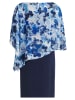 Vera Mont Cocktailkleid mit Blumenprint in Dunkelblau/Blau