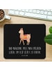 Mr. & Mrs. Panda Mouse Pad Alpaka Stolz mit Spruch in Schwarz