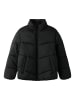 name it Pufferjacke Stehkragen Reflektordetail Zip in Schwarz