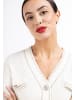 faina Damen Strickjacke in wollweiss