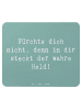 Mr. & Mrs. Panda Mouse Pad Spruch Ängste vor Monstern besiegen m... in Meeresbrise