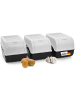 Novaliv Kartoffel Aufbewahrungsbox | 3x mittel 5L | Weiss | Kartoffelbox | Gem in Weiß