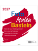 Korsch Kalender - Foto-Malen-Basteln Bastelkalender weiß groß 2027
