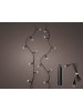 LUMINEO USB-Lichterkette BASIC Twinkle, 100 LED 7,4 m schwarzes Kabel in warm weiß