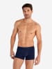 HOM Retro Pants Daniel 2 in black/navy/blue print