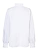 More & More feminine Stretch-Langarmbluse in white