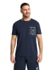 Carlo Colucci T-Shirt Collatuzzo in Navy