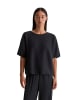 Marc O'Polo Kurzarm-Strickpullover loose in Deep Night Blue